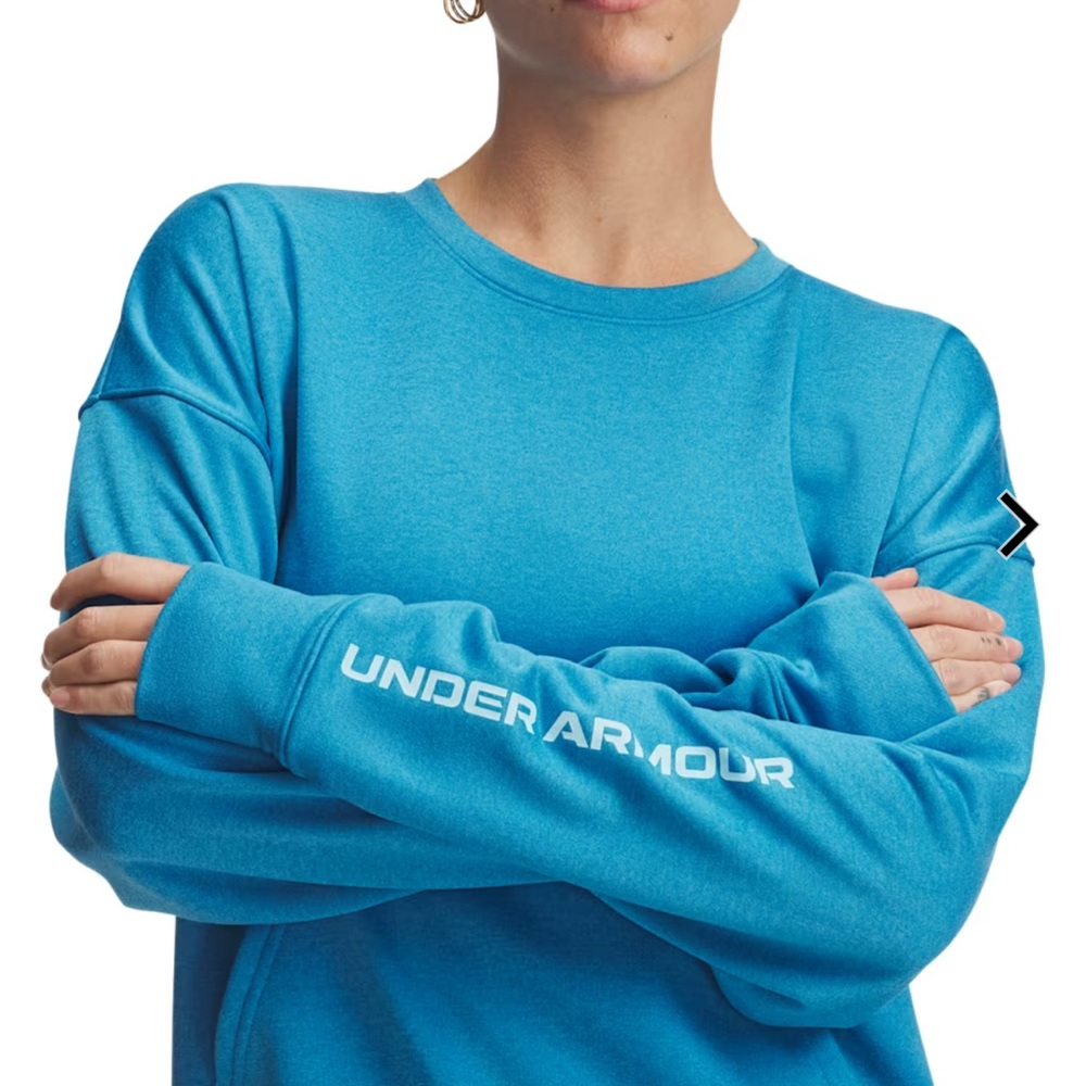 Woman’s Under Armour Shoreline Terry Long-Sleeve Sweatshirt- Large